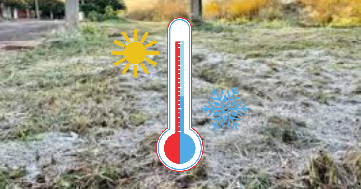 MS enfrenta frio mais intenso de 2025 com sensação térmica de -2°C e geada em 14 cidades. Rio Brilhante registra 0,7°C e Campo Grande -0,5°C.