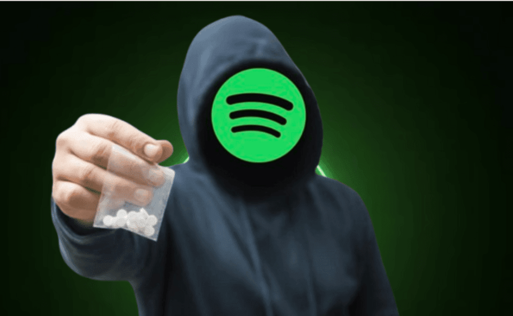 Investigação revela mais de 200 podcasts falsos no Spotify vendendo opioides ilegalmente. Episódios curtos com narração de IA direcionam para sites fraudulentos.