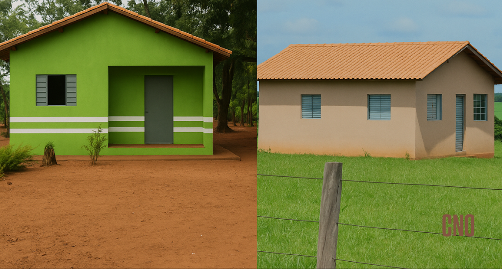 MS investe R$ 32,8 milhões em 249 casas rurais para comunidades ribeirinhas. Dourados regulariza 75 títulos, mas desafios fundiários persistem.