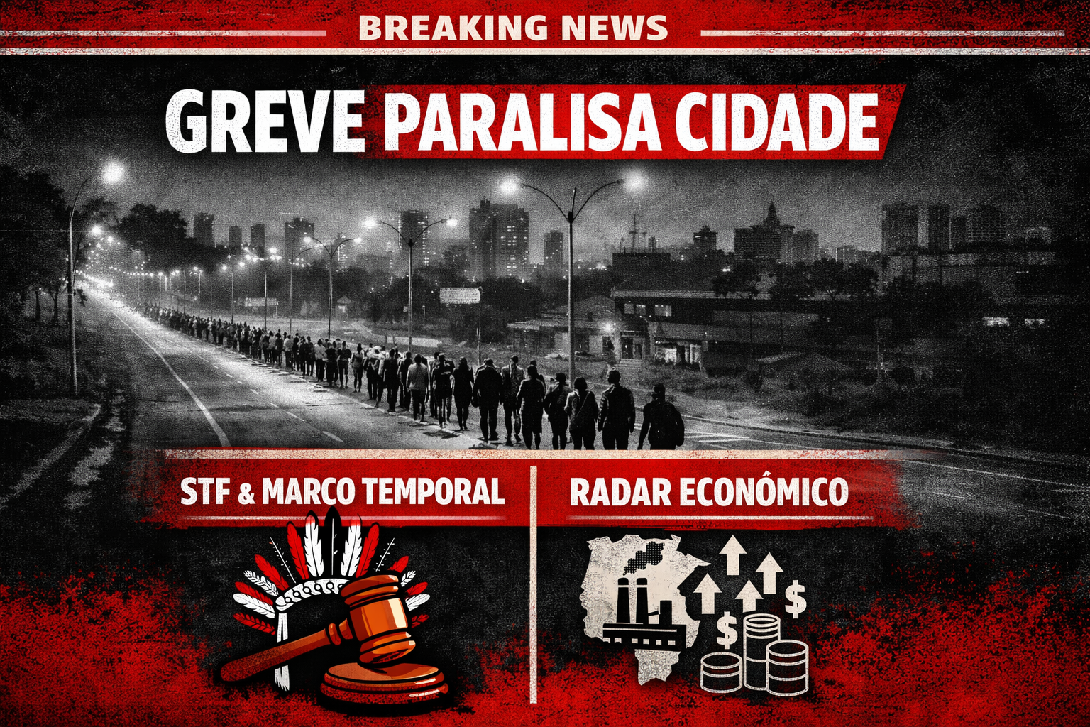 CG sem ônibus pelo 2º dia, STF rejeita Marco Temporal, salário mínimo vai a R$ 1.621 e MS garante R$ 10 bi em investimentos. Confira o resumo completo.