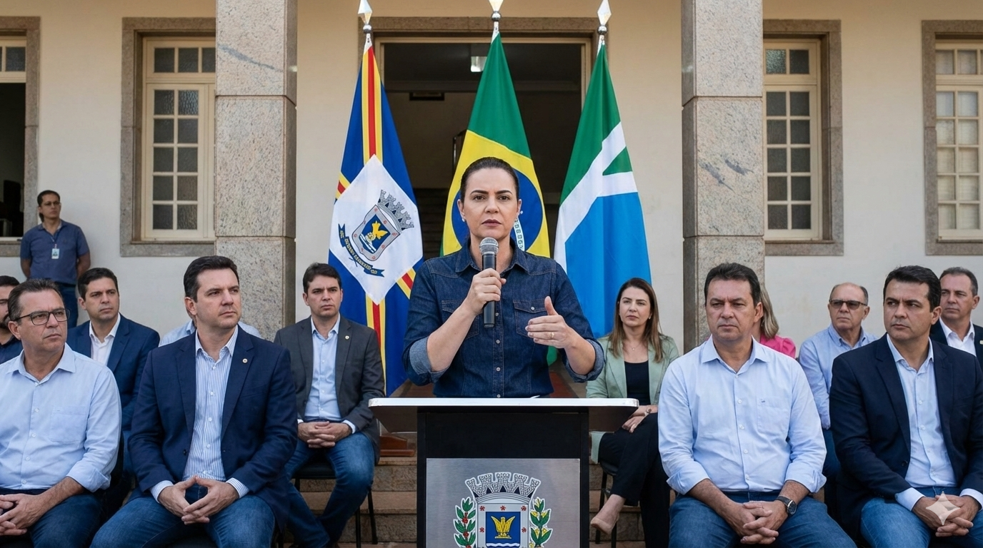 Adriane Lopes defende fim do desconto de 20% no IPTU e anuncia novo momento fiscal em Campo Grande. Prefeitura mantém desconto de 10% até fevereiro.