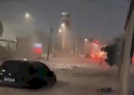 Tempestade em Corumbá registra 132 mm em 1h, maior chuva em 14 anos. Ruas alagadas, famílias resgatadas e previsão de mais temporal hoje. Veja cuidados.