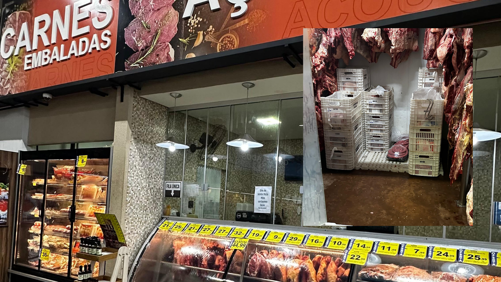 açougue interditado, carne imprópria, Decon Campo Grande, Rita Vieira, fiscalização sanitária, crime consumo, saúde pública MS, denúncia estabelecimento